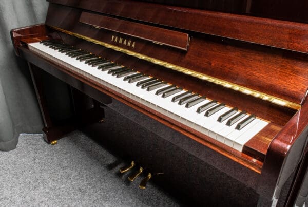 Yamaha P116 Upright Piano In Polished Mahogany