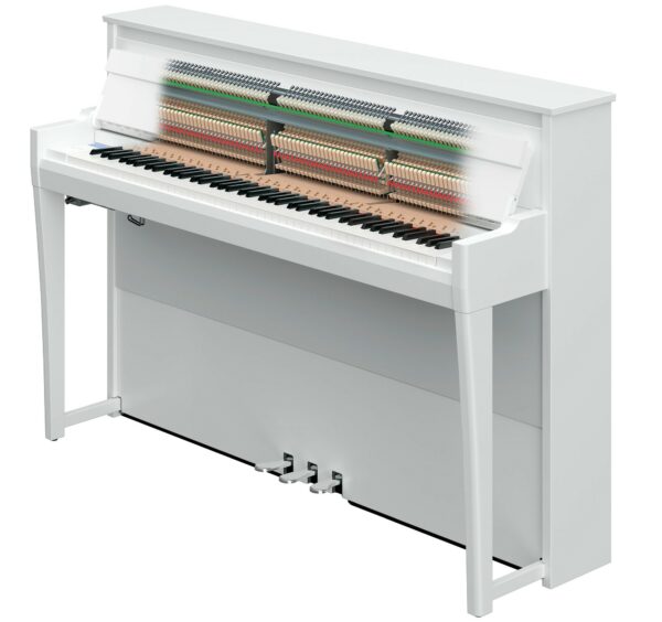 Yamaha NU1XA Polished White Piano for Sale